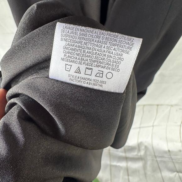 NWT Dress the Population Sandra Plunging Thick Strap Solid Gown Black XS - Picture 11 of 11